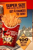 画像3: dp-230901-45 McDonald's / MONOPOLY 1995 GET 4 CHANCES TO WIN Translite