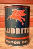 画像2: dp-230901-68 Mobil LUBRITE / 1950's-1960's MOTOR OIL One U.S. Quart Can