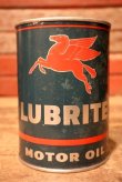 画像1: dp-230901-68 Mobil LUBRITE / 1950's-1960's MOTOR OIL One U.S. Quart Can