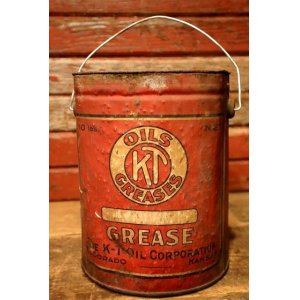 画像: dp-230901-75 THE K-T OIL CORPORATION / KT OILS GREASES VINTAGE CAN