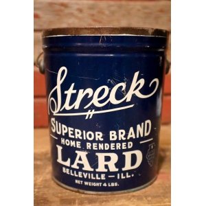 画像: dp-230901-94 Streck / SUPERIOR BRAND LARD VINTAGE 4 LBS. CAN