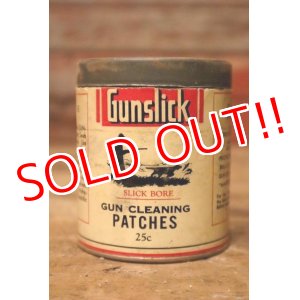 画像: dp-230901-103 Gunslick / 1940's GUN CLEANING PATCHES CAN