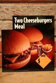 画像1: dp-230901-45 McDonald's / 1993 Menu Sign "Two Cheeseburgers Meal"