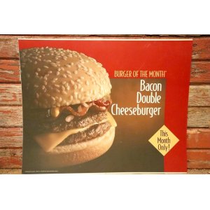 画像: dp-230901-45 McDonald's / 1994 Translite "Bacon Double Cheeseburger"