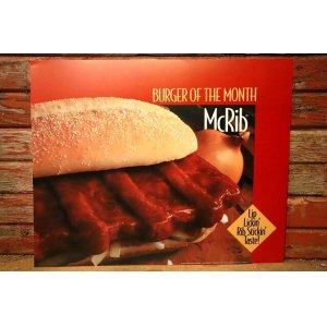 画像: dp-230901-45 McDonald's / 1994 Translite "McRib"