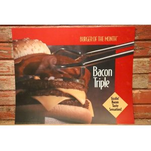 画像: dp-230901-45 McDonald's / 1994 Translite "Bacon Triple"