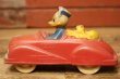 画像8: ct-231001-10 Donald Duck & Pluto / SUN RUBBER 1930's-1940's Car