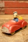 画像1: ct-231001-10 Donald Duck & Pluto / SUN RUBBER 1930's-1940's Car