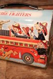 画像4: ct-231001-05 Walt Disney Character / ALADDIN 1969 FIRE FIGHTERS Metal Lunch Box