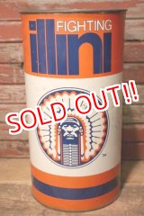 画像: dp-231001-12 The University of Illinois The Fighting Illini Trash Can