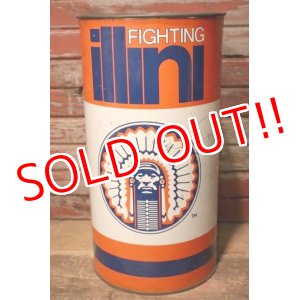 画像: dp-231001-12 The University of Illinois The Fighting Illini Trash Can