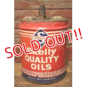 画像: dp-230901-57 Skelly Quality Oil / 1970's 5 U.S.Gallons Oil Can