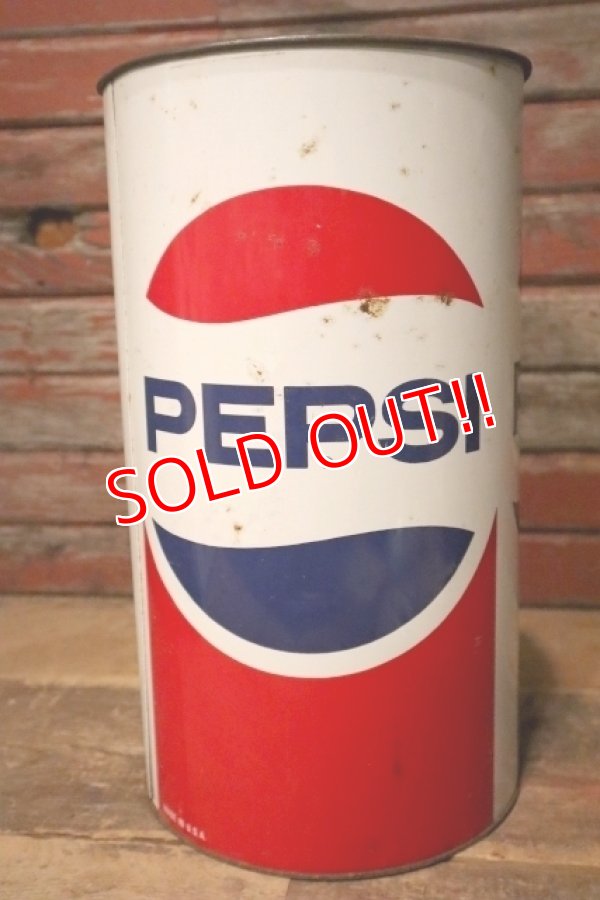 画像1: dp-231001-11 PEPSI COLA / 1960's-1970's Trash Can