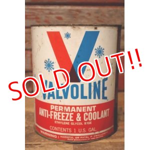 画像: dp-231012-50 VALVOLINE / 1960's-1970's PERMANENT ANTI-FREEZE & COOLANT ONE U.S.GALLON CAN