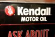 画像2: dp-231012-18 Kendall MOTOR OIL / 1980's Metal Sign "ASK ABOUT OUR FAST LUBE & OIL SERVICE"