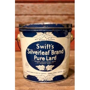 画像: dp-231016-22 Swift's Silverleaf Brand Pure Lard / Vintage Tin Can