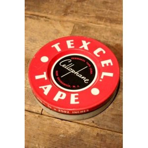 画像: dp-231016-86 TEXCEL / Vintage Cellophane Tape Can