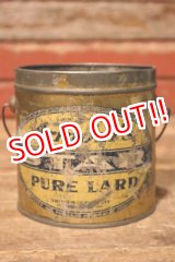 画像: dp-231016-10 Armour's STAR PURE LARD / Vintage Tin Can