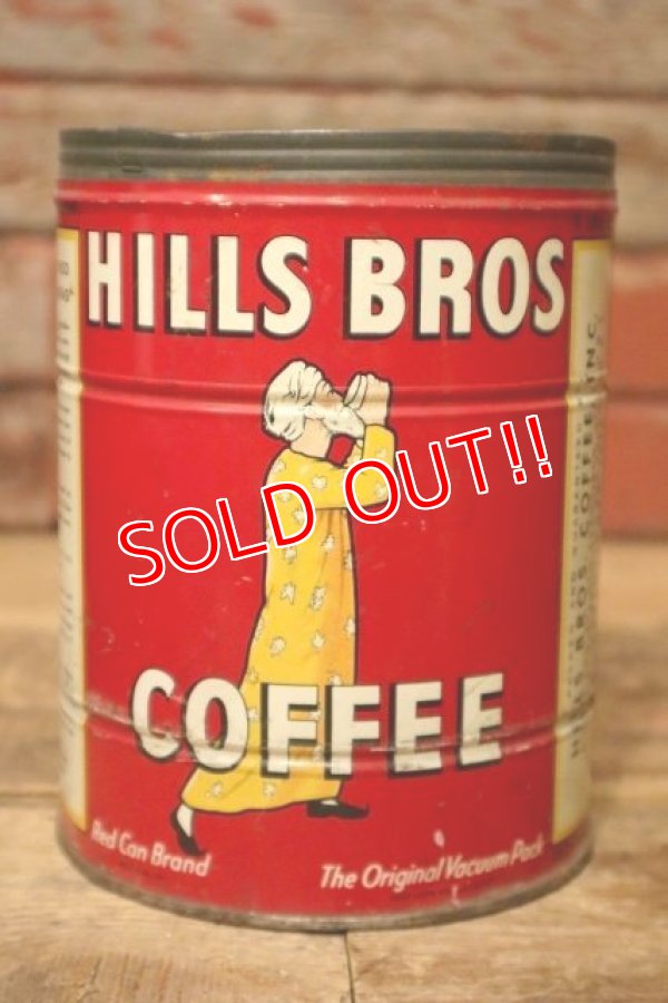 画像1: dp-231016-29 HILLS BROS COFFEE / Vintage Tin Can