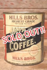 画像: dp-231016-30 HILLS BROS. JAVA AND MOCHA COFFEE / Vintage Tin Can