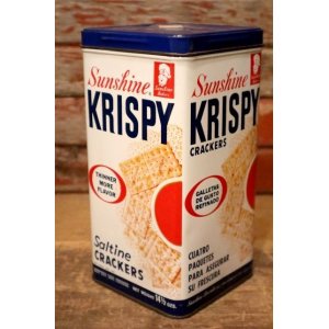 画像: dp-231016-31 Sunshine / 1970's KRISPY Crackers Can