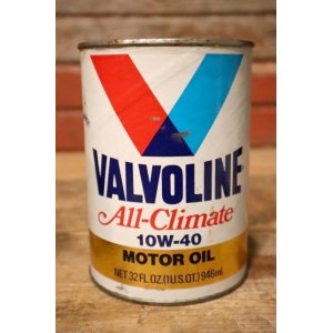 画像: dp-231012-74 VALVOLINE / All-Climate 10W-40 U.S. ONE QUART MOTOR OIL CAN