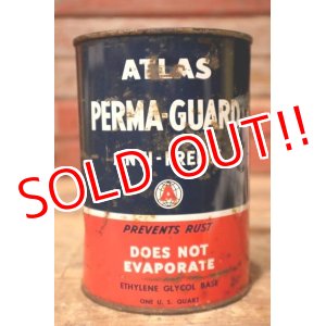 画像: dp-231012-64 ATLAS / 1950's PERMA-GUARD ANTI-FREEZE U.S.ONE QUART CAN