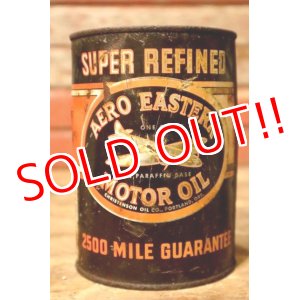 画像: dp-231012-46 SUPER REFINED / AERO EASTERN MOTOR OIL One U.S. Quart Can