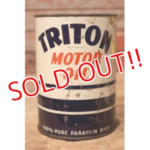 画像: dp-231012-40 UNION OIL COMPANY / 1930's TRITON MOTOR OIL One U.S. Quart Can