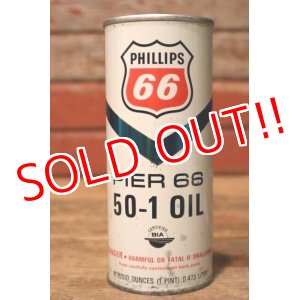 画像: dp-231016-81 PHILLIPS 66 / PIER 66 50-1 OIL 16 FL.OZ. Can