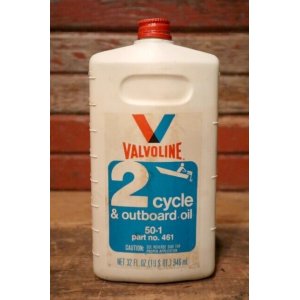 画像: dp-231016-82 VALVOLINE / 2 Cycle & Outboard Oil Plastic Bottle