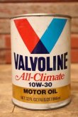 画像1: dp-230901-120 VALVOLINE / All-Climate 10W-30 U.S. ONE QUART MOTOR OIL CAN