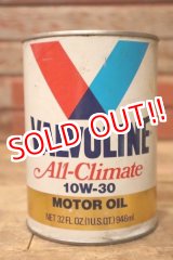 画像: dp-230901-120 VALVOLINE / All-Climate 10W-30 U.S. ONE QUART MOTOR OIL CAN