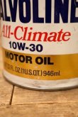 画像3: dp-230901-120 VALVOLINE / All-Climate 10W-30 U.S. ONE QUART MOTOR OIL CAN