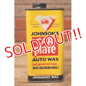 画像: dp-231101-01 JOHNSON'S / car plate AUTO WAX Can