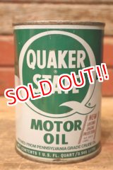 画像: dp-231012-75 QUAKER STATE / MOTOR OIL One U.S. Quart Can