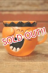 画像: ct-231206-24 Pillsbury / 1970's Funny Face Plastic Mug "Jolly Olly Orange"