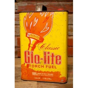 画像: dp-231016-71 Glo-Lite TORCH FUEL / Vintage U.S. One Gallon Can