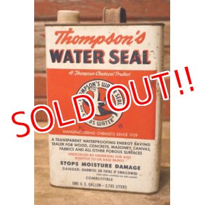 画像: dp-230901-120 Thompson's WATER SEAL / Vintage U.S. One Gallon Can