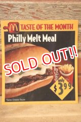 画像: dp-230901-45 McDonald's / 1995 Translite "Philly Melt Melt"