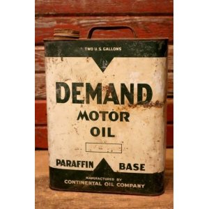 画像: dp-231012-77 DEMAND MOTOR OIL /\ TWO U.S.GALLONS CAN