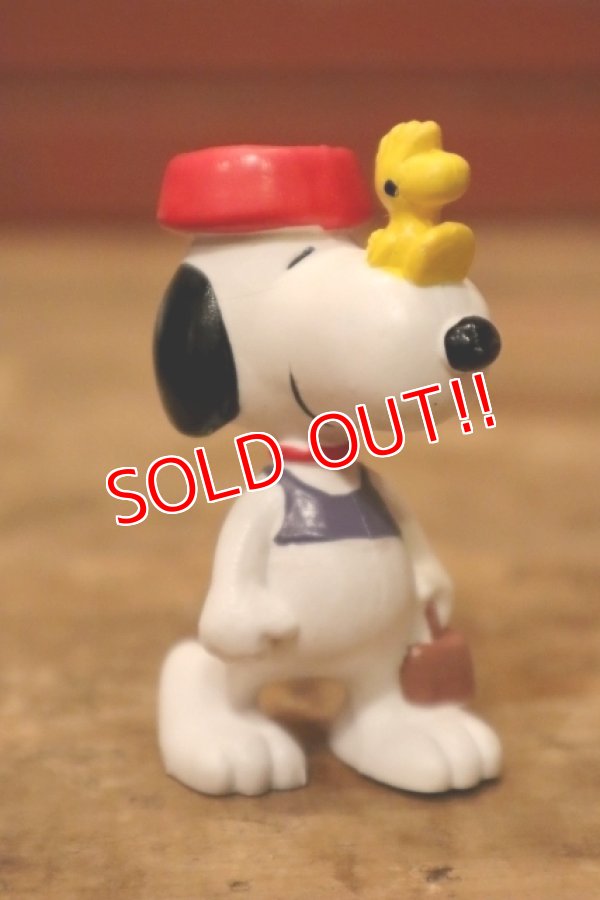 画像1: ct-231101-45 Snoopy / Schleich PVC Figure "w/ Woodstock"