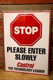 画像1: dp-231012-24 Castrol / STOP 2000's Sign