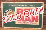 画像: dp-240101-01 RED MAN CHEWING TOBACCO / 1950's〜 Metal Sign