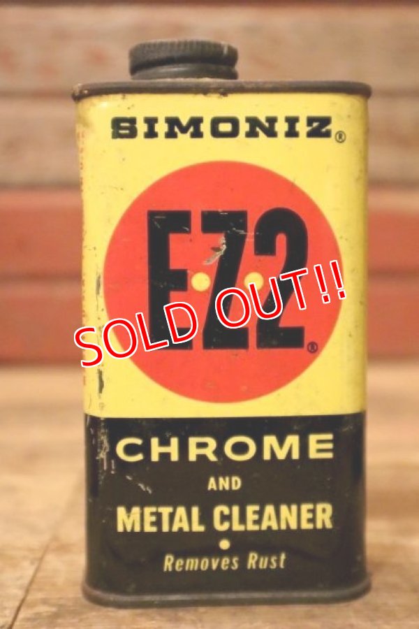 画像1: dp-231016-61 SIMONIZ E・Z・2 CHROME AND METAL CLEANER CAN