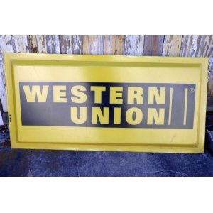 画像: dp-230901-124 THE WESTERN UNION COMPANY / Plastic Sign