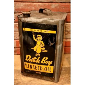 画像: dp-240101-36 Dutch Boy / 1960's 38 POUNDS 3/4 LINSEED OIL CAN