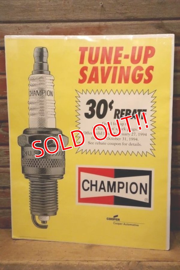 画像1: dp-240101-47 CHAMPION / TUNE-UP SAVINGS 1994 Poster