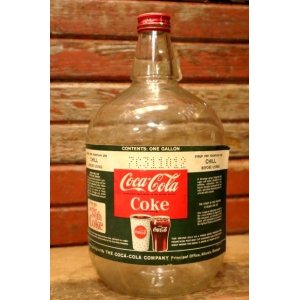 画像: dp-240101-12 Coca-Cola / 1960's Gallon Soda Fountain Syrup Jug Bottle (E)