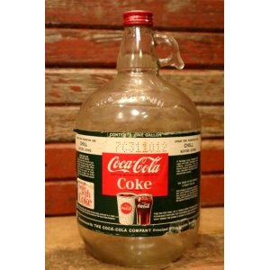 画像: dp-240101-09 Coca-Cola / 1960's Gallon Soda Fountain Syrup Jug Bottle (B)